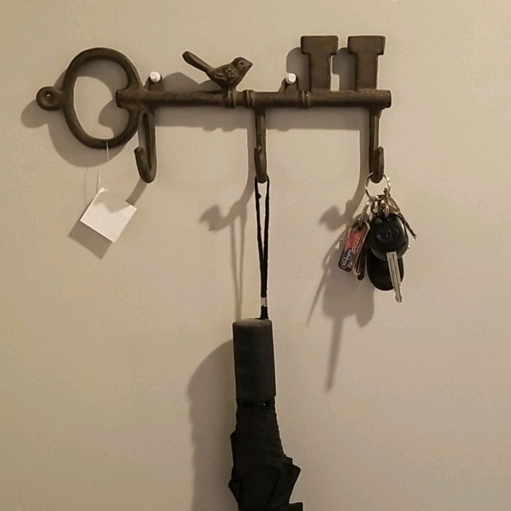 Price Drop!!!! Cast Iron Key Shaped Wall Hook